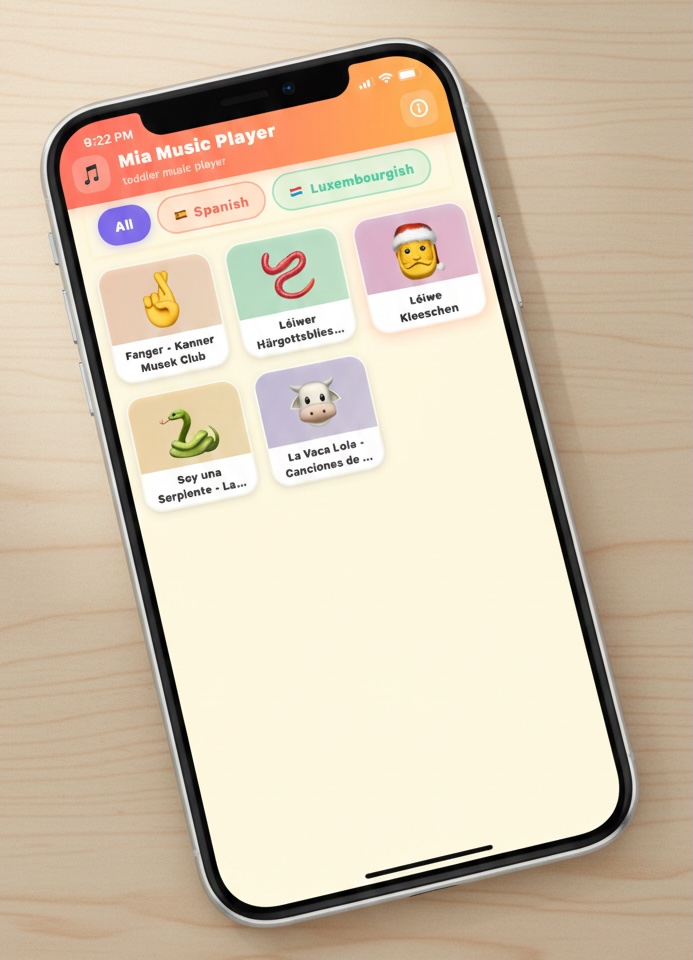 Mia Music Player Mobile App